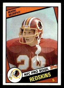Mark Murphy 1984 Topps  Card #386 Washington Redskins