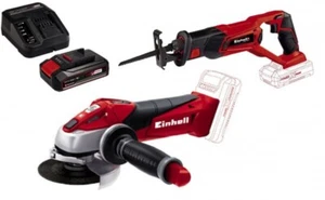 Einhell-SPARSET6: Akku-Winkelschleifer Solo 4431110 + Akku-Universalsäge 43 - Bild 1 von 4