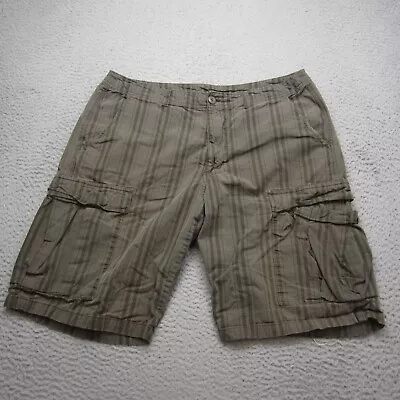 Pantalones Cortos Patagonia Para Hombres 36 Verde Carga Algodón Orgánico Todo Uso Senderismo Utilidad Foto 1 de 4