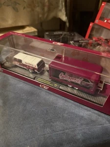 M2 Machines Auto Hauler '73 Chevrolet Cheyenne Super 30 & '69 Camaro Cherry Coke - Picture 1 of 3