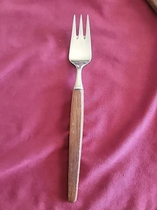 Dansk Mcm 1957 Palisander Wood Danish Modern Lundtofte Eckhoff 1 pc Fork Dinner - Picture 1 of 5