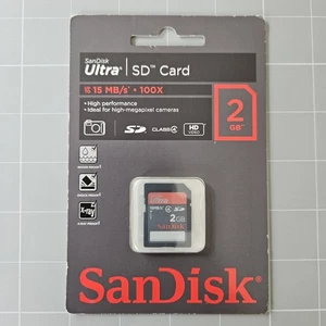SanDisk 2GB/15MBs Ultra SD Secure Digital Card SDSDH-002G-U46 - Picture 1 of 2