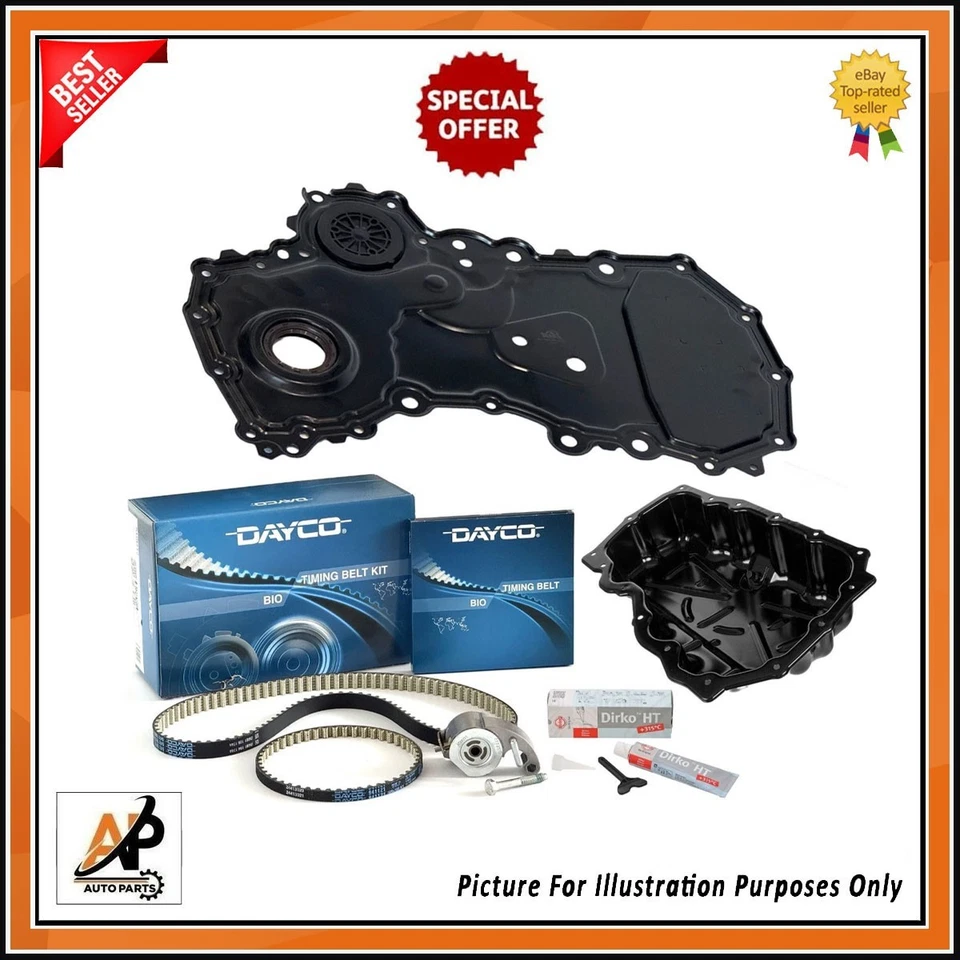 WET BELT KIT TIMING BELT KIT FOR FORD TRANSIT RWD 2.0 ECOBLUE EURO 6 OIL SUMP - Image 1 of 1