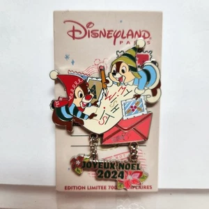 Disney DLP Joyeux Noel 2024 Chip & Dale Dangle LE 700 pin - Picture 1 of 1