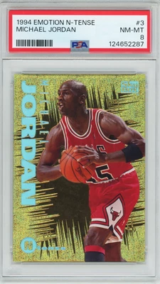 🔥 1994 Emotion N-Tense Michael Jordan #3 PSA 8 🔥 Foto 1 de 2