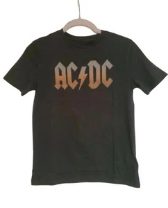 New ACDC AC DC LOGO Kids Size Medium Rock Star T-shirt - Picture 1 of 3