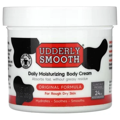3 Pack Udderly Smooth Body Cream Soft Smooth Skin Original Formula Scented 10 Oz - Image 1 of 4