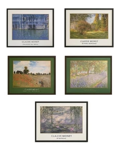 Claude Monet Poster 5er Set (16x20 Zoll) Impressionistische Kunstdrucke Wanddeko Unf - Bild 1 von 3
