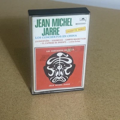 Jean Michel Jarre ~ Los Conciertos en China Music Cassette Tape Foto 1 de 4