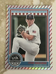 Ethin Bingaman 2025 Stars & Stripes USA Baseball Stripes Prizm Parallel #28 - Bild 1 von 2