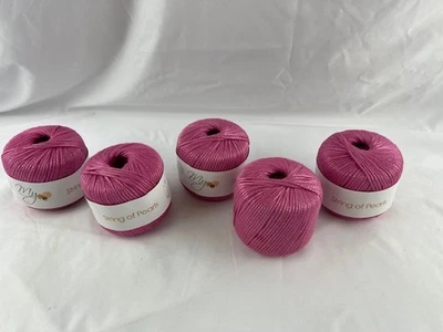 Muench пряжа моя нить жемчуга 4032 лот 49 металлический мерцающий пряжи мяч розовый - Изображение 1 из 3