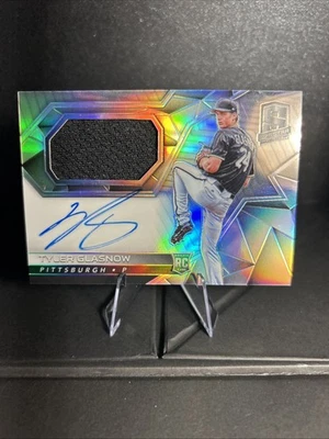 Camiseta deportiva 2017 Panini Chronicles - Spectra Rookie autógrafos Tyler Glasnow Foto 1 de 4