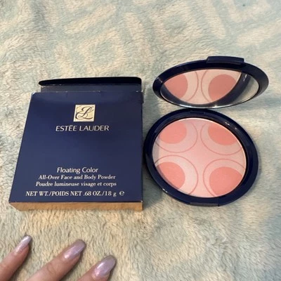 NEW* Estee Lauder All-Over Face And Body Compact Powder Floating Color 0.68 oz - Image 1 of 4