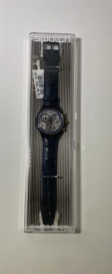 Vintage Timeless Zone SCN104 Chrono Swatch Watch From 1992