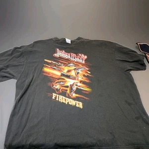 Camiseta JUDAS PRIEST FIREPOWER GIRA DE CONCIERTOS ROB HALFORD TALLA 3XL HEAVY METAL - Imagen 1 de 6
