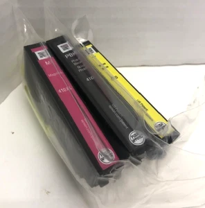 Epson 410 Genuine Ink Cartridges Yellow Magenta And Photo Black - NEW/SEALED! - Bild 1 von 6