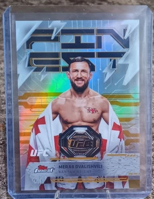  2025 Topps Finest UFC Merab Dvalishvili Gold Rare 19/20!  - Image 1 of 3