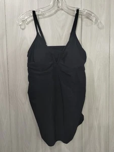 Damen Isabel Umstands Tankini Schwarz Größe M Strand Kreuzfahrt Pool Schwimmen - Bild 1 von 5