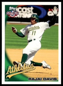 2010 Topps Opening Day Rajai Davis Oakland Athletics #201 - Picture 1 of 2