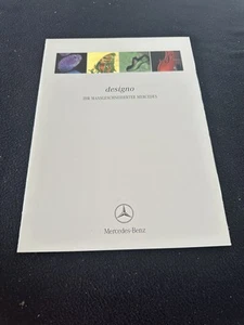 1999 Mercedes Benz DESIGNO Catalog SL500 S600 E55 AMG Rare Color GERMAN Brochure - Picture 1 of 10