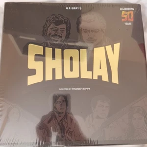 SHOLAY 4 LP VINYL RECORD BOX SET R D BURMAN BOLLYWOOD 50 YEARS HINDI NEW 2025 - Picture 1 of 15