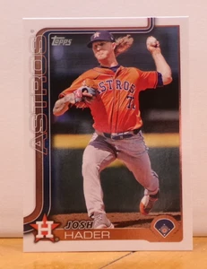 TOPPS CLASSIC DESIGNED BASEBALL CARD HOUSTON ASTROS JOSH HADER THROWING THE HEAT - Picture 1 of 2