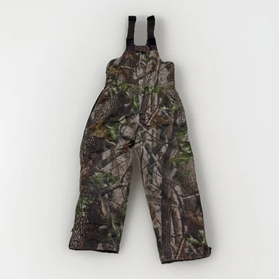 RedHead Camo Bib Overalls Youth Medium Realtree Hardwood Hunting Insulated Work - Image 1 of 4