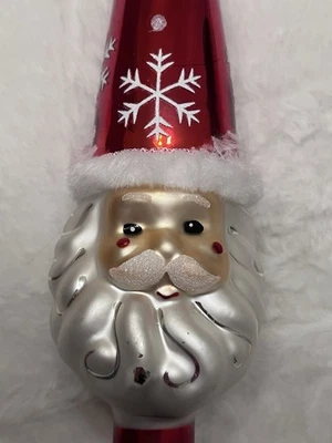 Weihnachtsbaumspitze Christbaumspitze aus Glas 30 cm - Bild 1 von 4