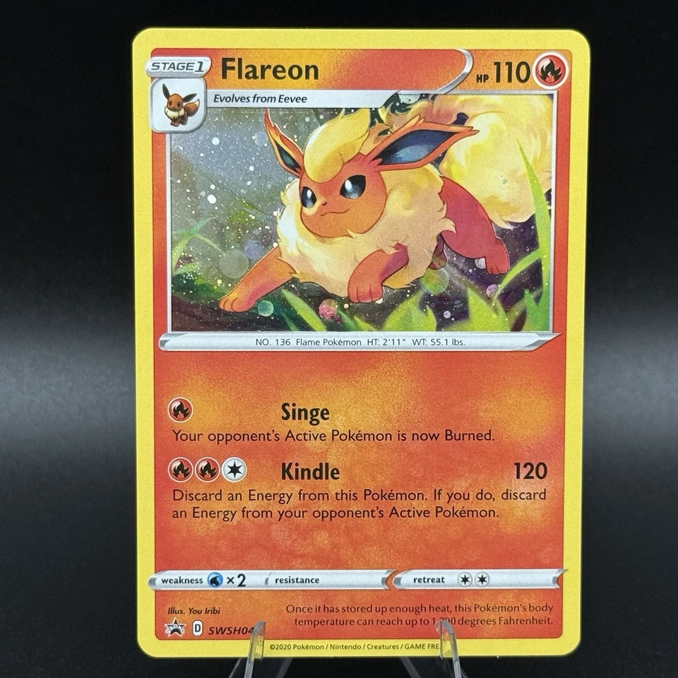 Flareon SWSH041 SWSH: Sword & Shield Promo Cards Holo - NM 💎 - Image 1 of 3