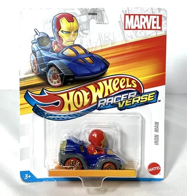 Hot Wheels Racer Verse Marvel IRON MAN Figure NEW Sealed 2023 - Image 1 of 2