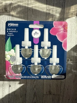 Ambientador de aire con aceite perfumado Glade Plugins - Orquídea y Neroli - 3,35 oz/5 paquete Foto 1 de 2