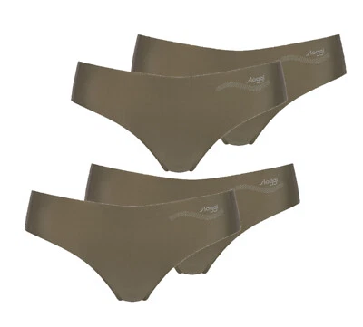 sloggi Tanga Slip Größe L 4er Pack oliv UVP 59,80 € Slips Unterhose Zero Feel - Bild 1 von 4