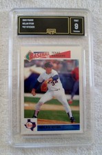 1993 PANINI STICKER #87 NOLAN RYAN * GRADED by GMA  MINT 9