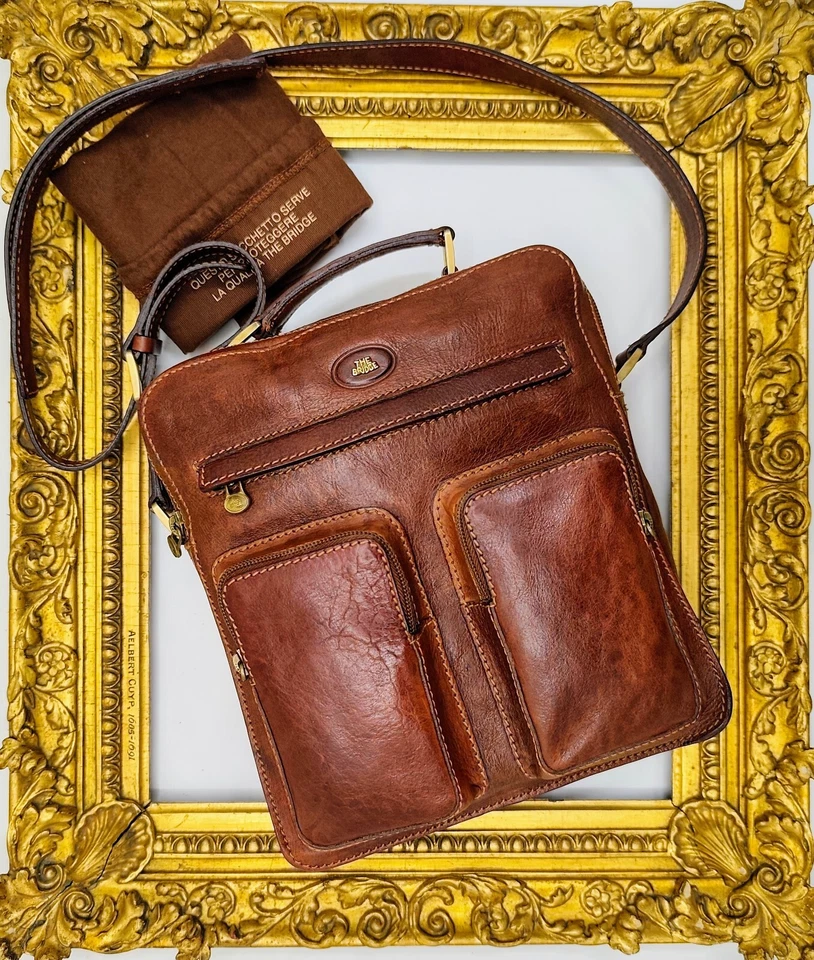 The Bridge Handbag Or Shoulder Bag Brown Leather Story Line - Image 1 of 4