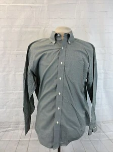 Lauren Ralph Lauren Men's Forest Green Plaid Cotton Dress Shirt 16.5 - 32/33 $98 - Picture 1 of 9
