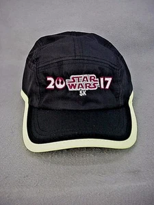 STAR WARS Half Marathon 5K Disneyland 2017 Black Baseball Cap NEW - Picture 1 of 2