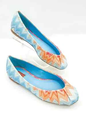 Bailarina Missoni Z1126 Iris Wave tejida planos talla 38,5/8M EE. UU. Foto 1 de 4