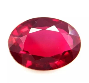 Rare 24.15 Ct Loose Mozambique Red Ruby Like Corundum Heated Oval Cut Gemstone - Picture 1 of 9