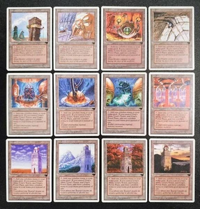 MTG Urza's Land: Mine, Tower, Power Plant - Full Playset - ONE OF EACH ART - Picture 1 of 1