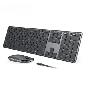 Wireless Bluetooth Keyboard and Mouse Combo Multi-Device Rechargeable Keyboards - Picture 1 of 17