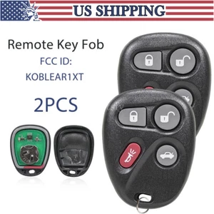 2 For 2001 2002 2003 2004 Cadillac Deville Seville Keyless Entry Remote Key Fob - Picture 1 of 8