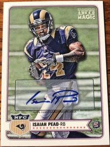 2012 Topps Magic Autographs Isaiah Pead #194 St.Louis Rams - Picture 1 of 2