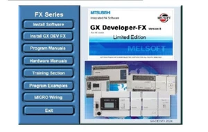 PLC Ladder Logic Automation Programming Software GX DEV FX Advanced Developer ab - Picture 1 of 8