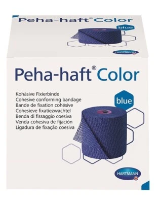 PAUL HARTMANN AG PEHA-HAFT Color Fixierbinde latexfrei 10 cmx20 m BLAU 1 ST 932475