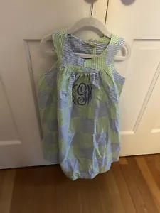 Kelly’s kids sGm Monogram Dress Size 6/7 - Picture 1 of 3