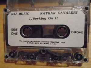 RARE PROMO Nathan Cavaleri CASSETTE TAPE Working on It MJJ MUSIC Michael Jackson - Picture 1 of 1
