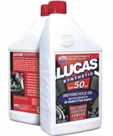 Paquete de 6 fundas sintéticas completas Lucas Oil 50W para motocicleta Harley 05028 Foto 1 de 1
