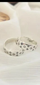 Men's 925 Silver Thick 9mm Band Designer Adjustable Thumb Band Size 8-10 - Picture 1 of 15