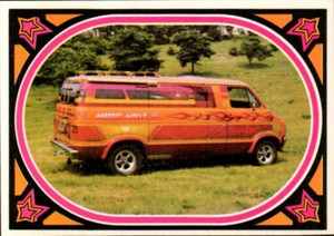 1975 Donruss Truckin' Vintage Mint Card #19 1975 Dodge van Frank Roberts