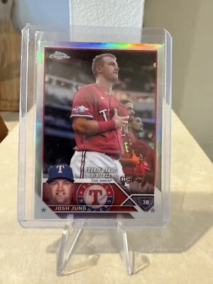 2023 Topps Chrome Update Rookie Debut Josh Jung #USC51 Refractor  - Image 1 of 2